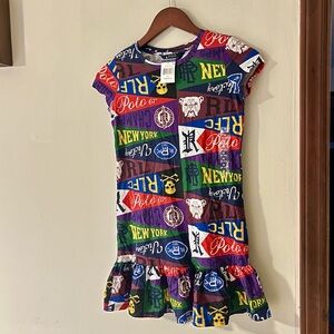 Polo by Ralph Lauren Vibrant Graphic Kids Dress